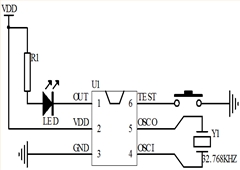 6开18关循环定时芯片SOT23-6